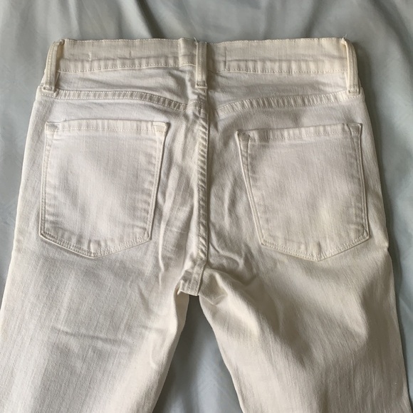Frame Denim White ripped Skinny Jeans - Picture 5 of 8